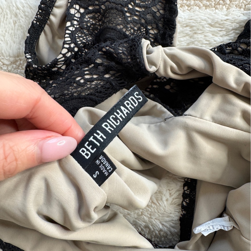 2/$25 Beth Richards Lace Twist Front Swimsuit - Picture 3 of 6